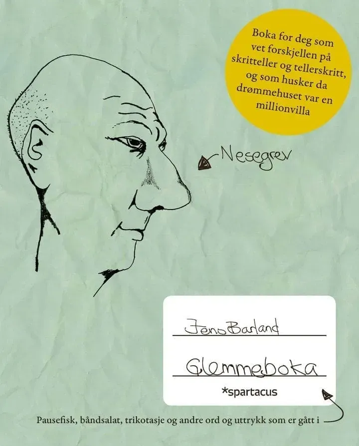 Spartacus Glemmeboka bok innbundet nostalgi