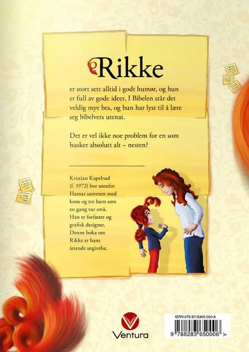 Proklamedia Rikke husker alt barnebok bibelvers 4-10 år