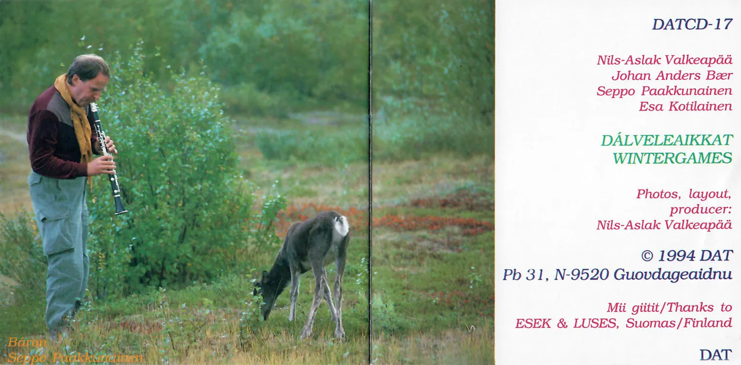 DAT Dálveleaikkat Wintergames CD med OL-joik 1994