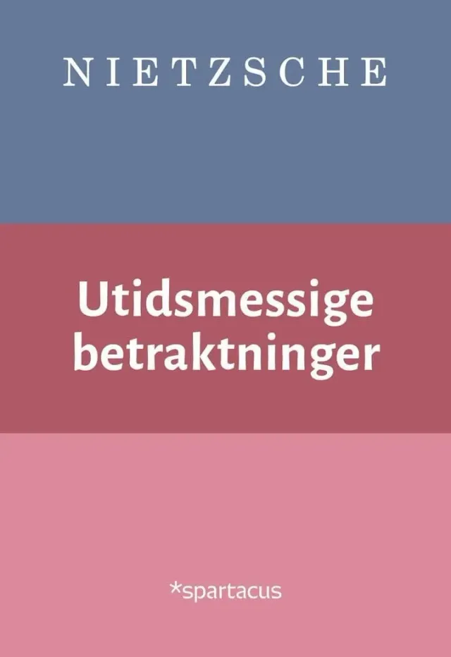 Spartacus Utidsmessige betraktninger bok filosofi essays