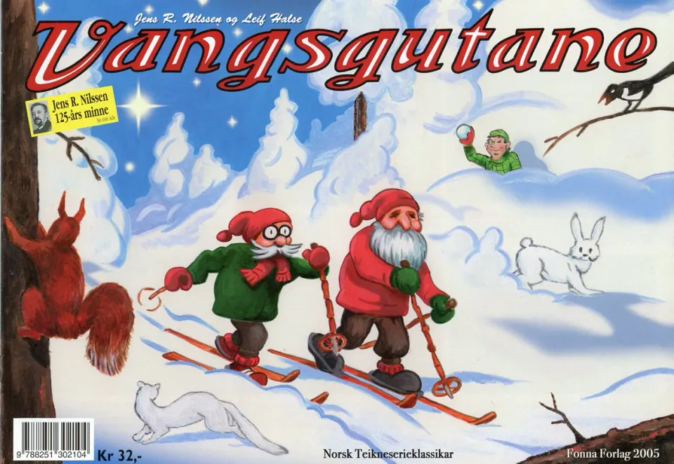 Fonna Forlag Vangsgutane 2005 hefte tegneserie