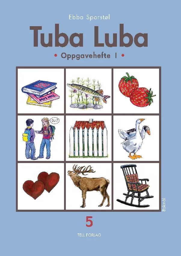Tell Forlag Tuba Luba 5 Oppgavehefte 1 hefte rettskriving