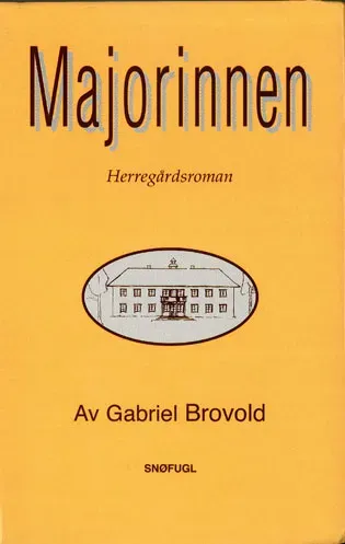 Snøfugl Forlag Gabriel Brovold Majorinnen bok heftet på norsk