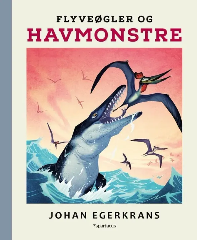 Spartacus Flyveøgler og havmonstre bok for barn reptiler