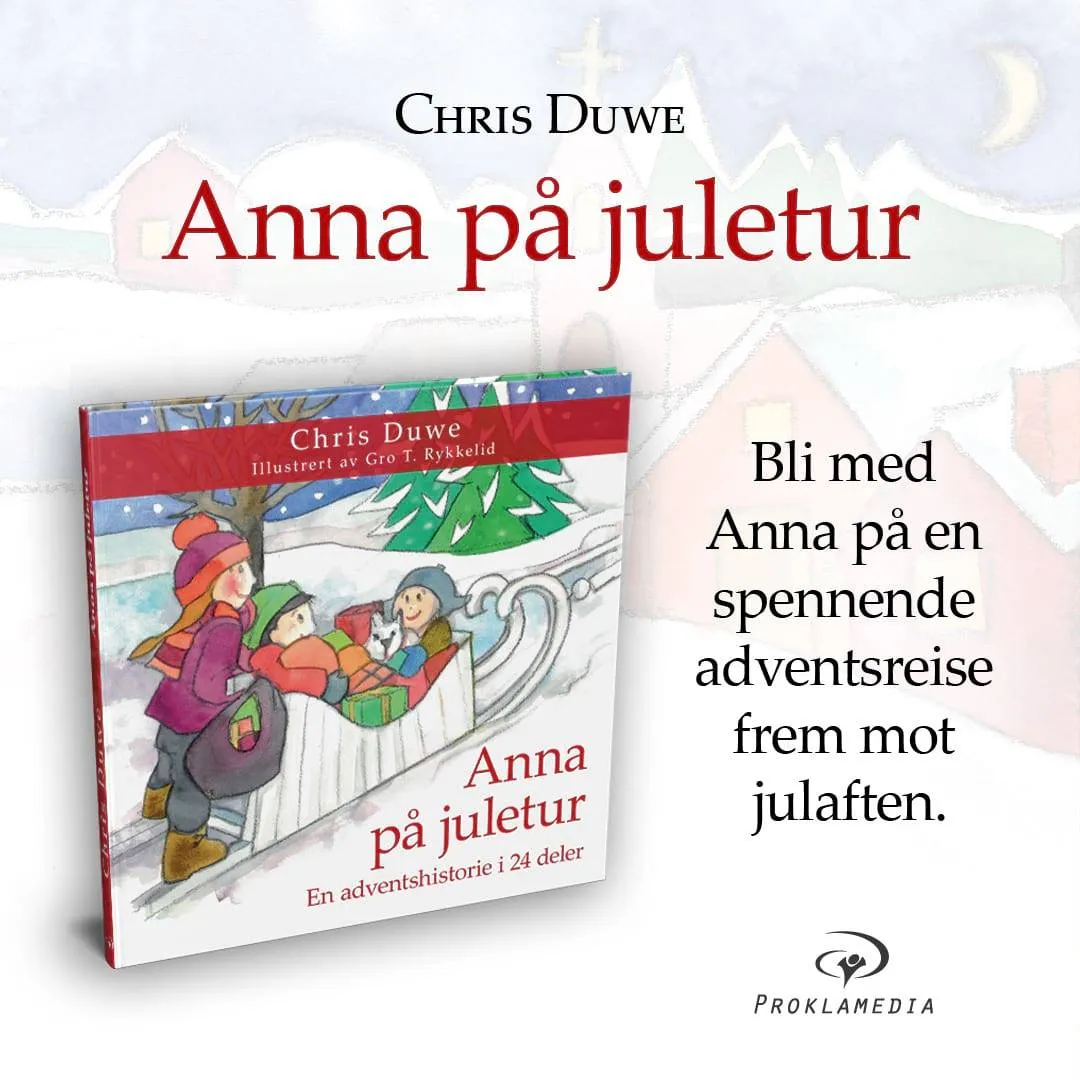 Proklamedia Anna på juletur bok innbundet barn
