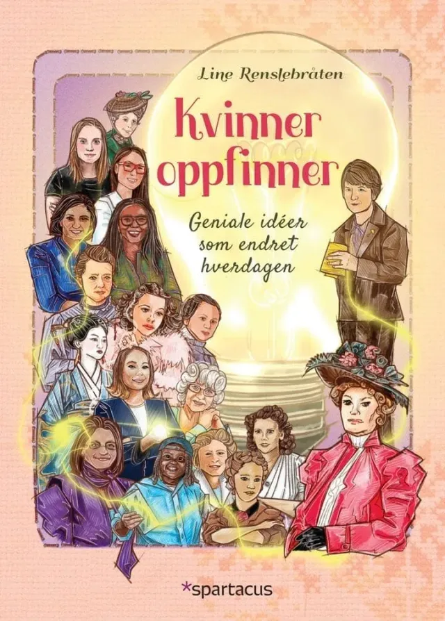 Spartacus Kvinner oppfinner bok heftet på norsk oppfinnelser