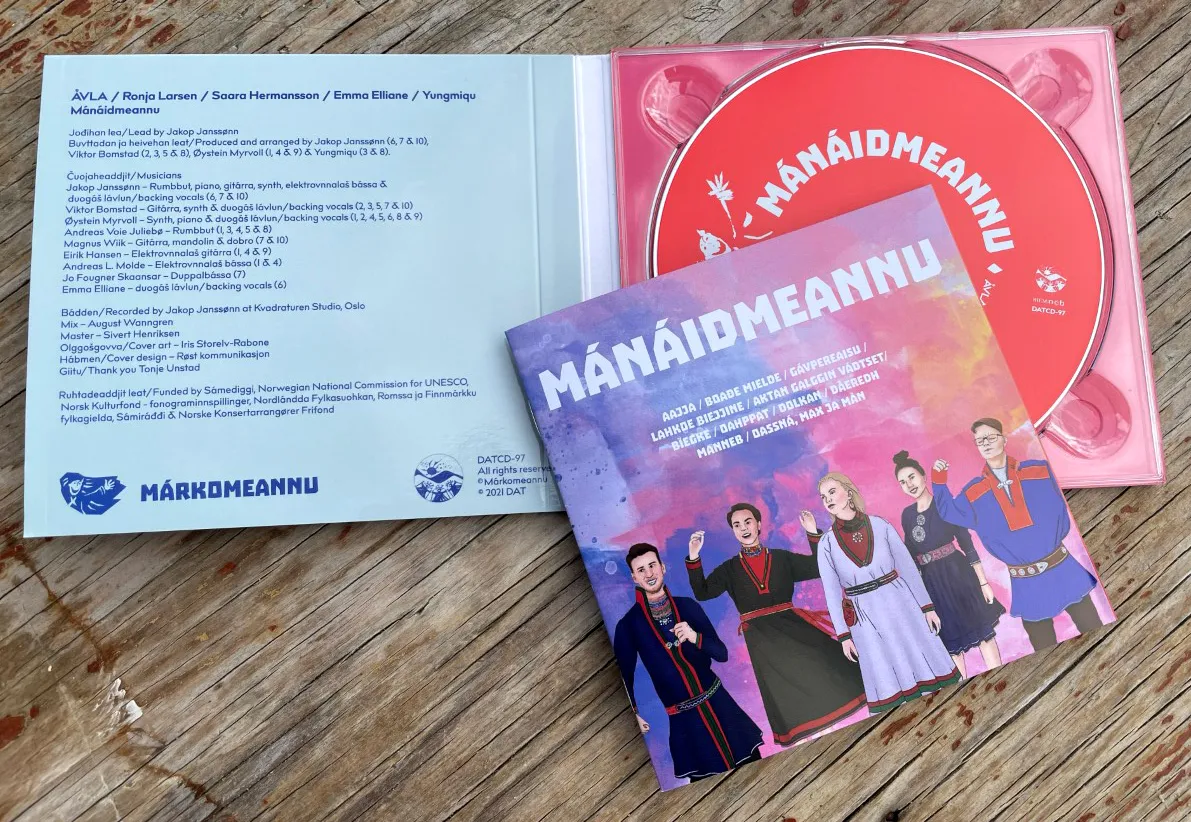 Dat Mánáidmeannu CD samiske barnesanger