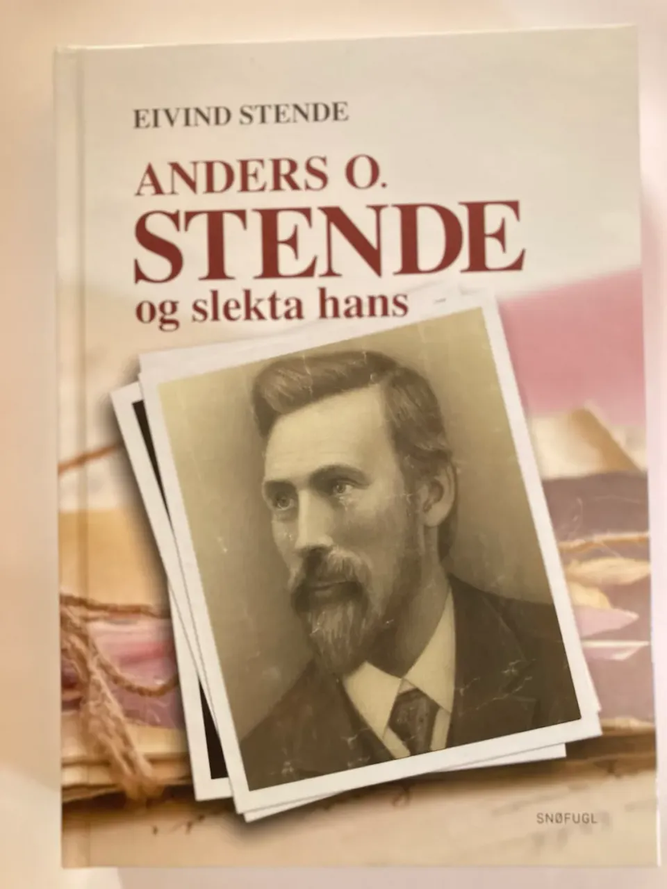 Snøfugl Forlag Anders O Stende og slekta hans bok Eivind Stende