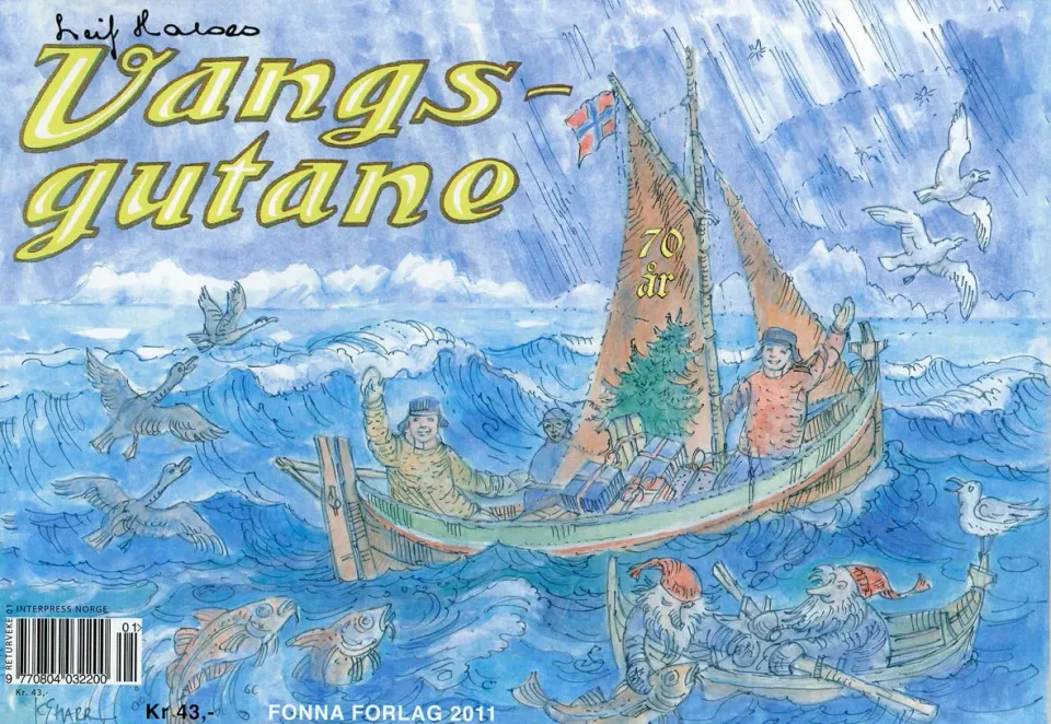 Fonna Forlag Vangsgutane 2011 hefte juleutgave