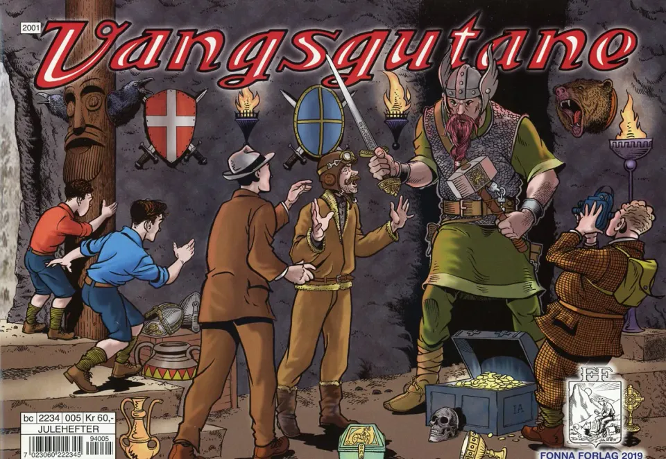 Fonna Forlag Vangsgutane 2019 hefte tegneserie
