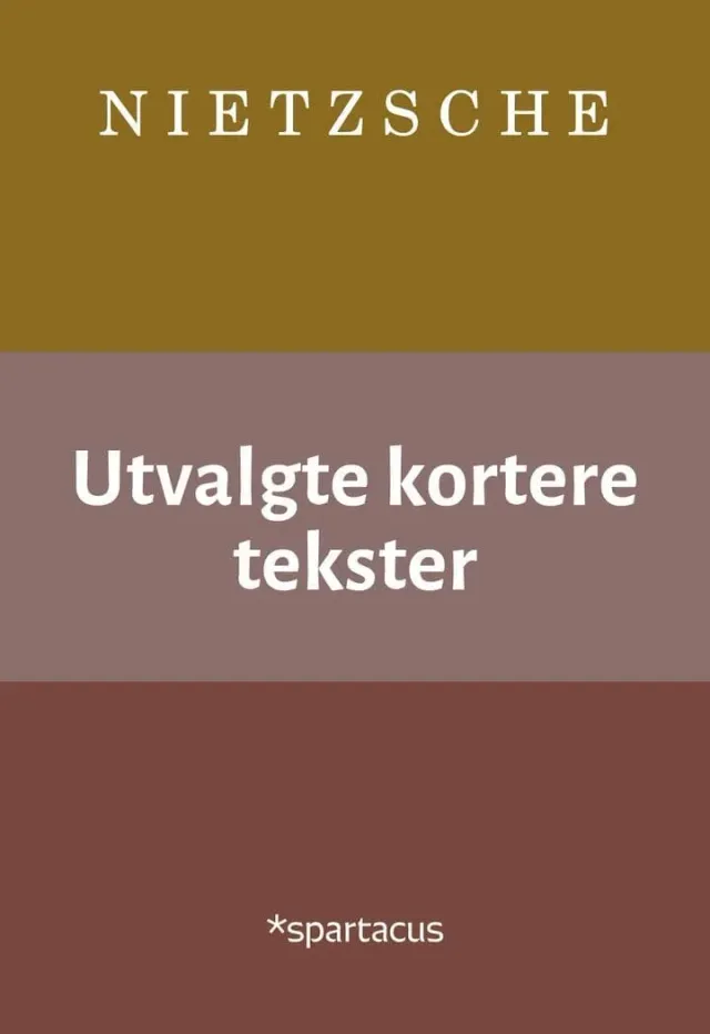 Spartacus Utvalgte kortere tekster bok heftet filosofi