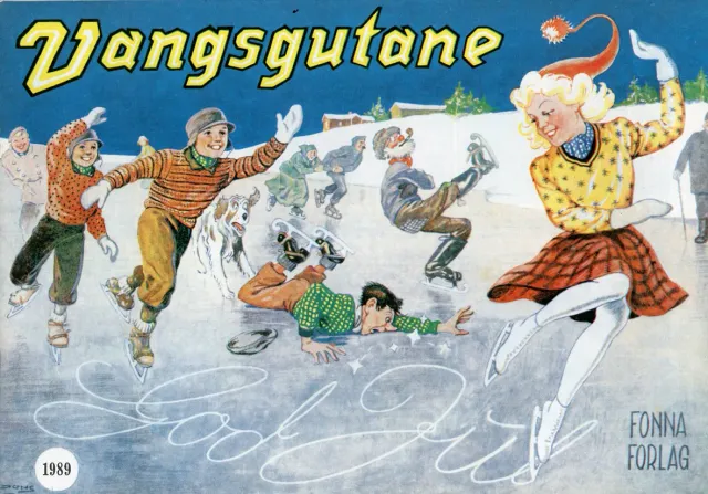 Fonna Forlag Vangsgutane 1989 julehefte heftet