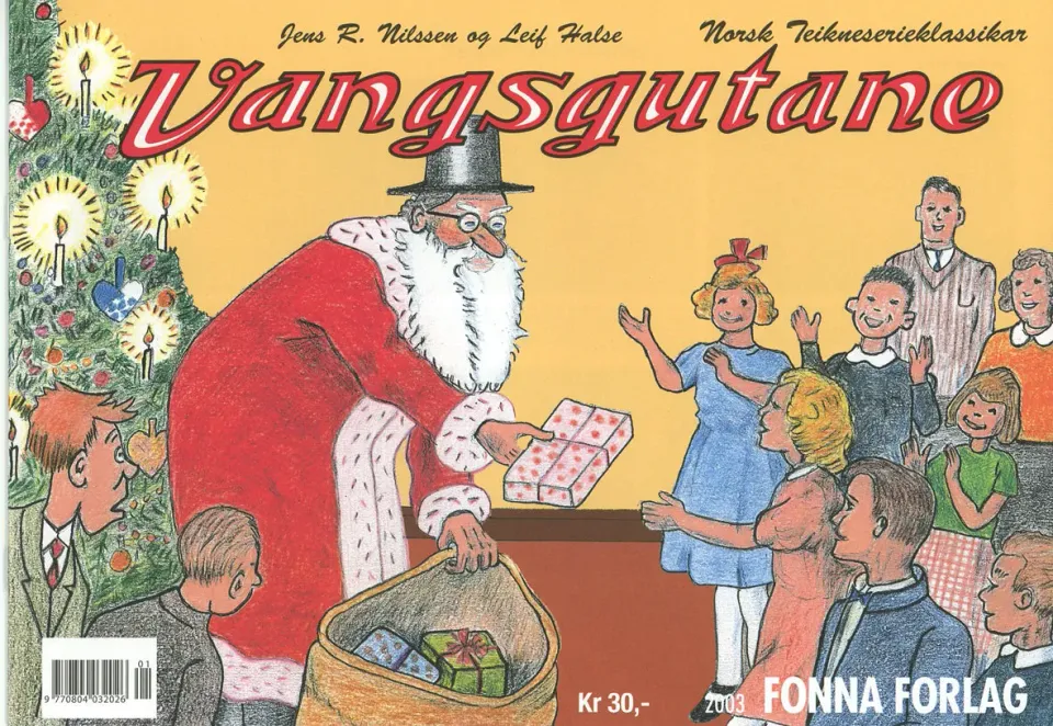Fonna Forlag Vangsgutane 2003 hefte tegneserie