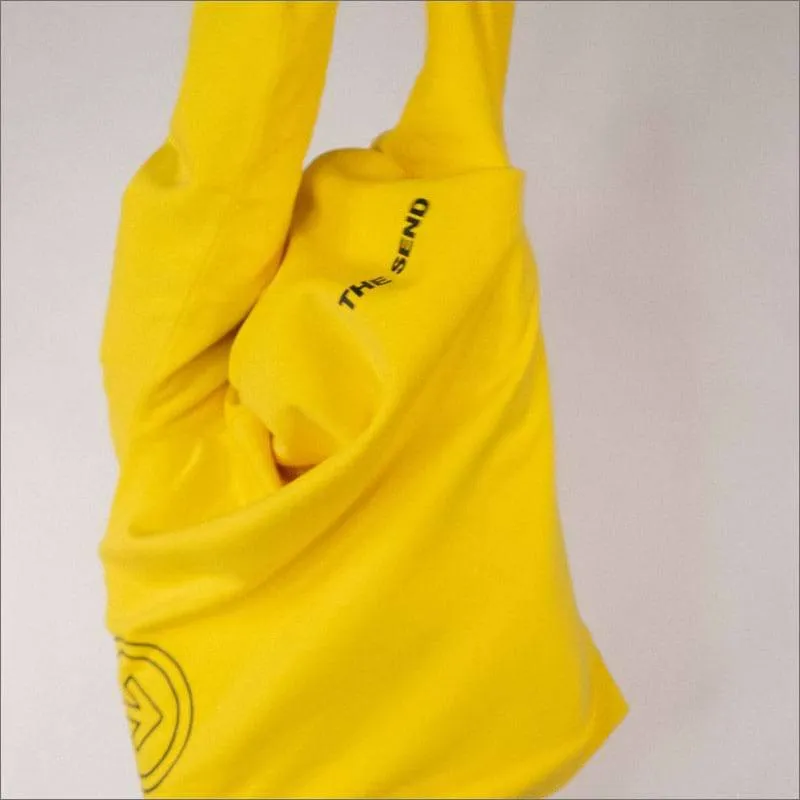 The Send Bold One sweatshirt gul genser regular fit