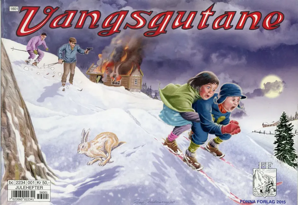 Fonna Forlag Vangsgutane 2015 hefte tegneserie