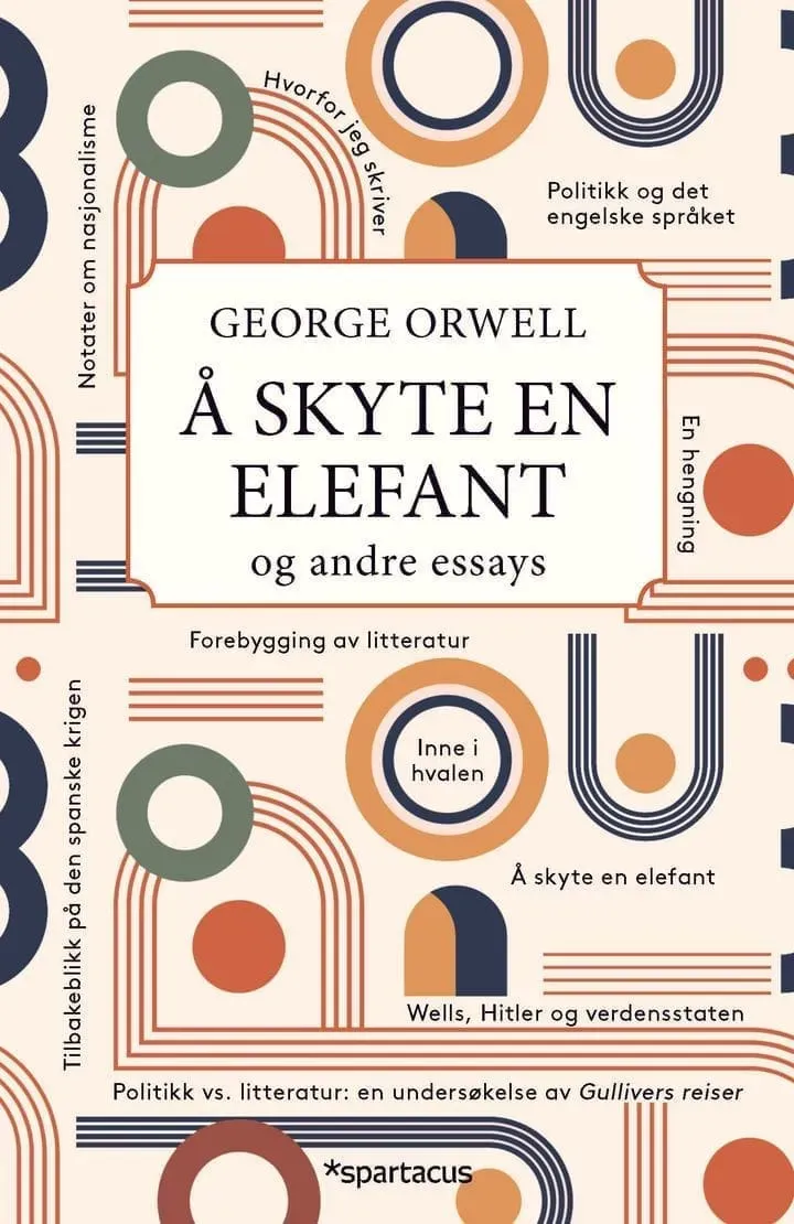 Spartacus Å skyte en elefant bok heftet essays