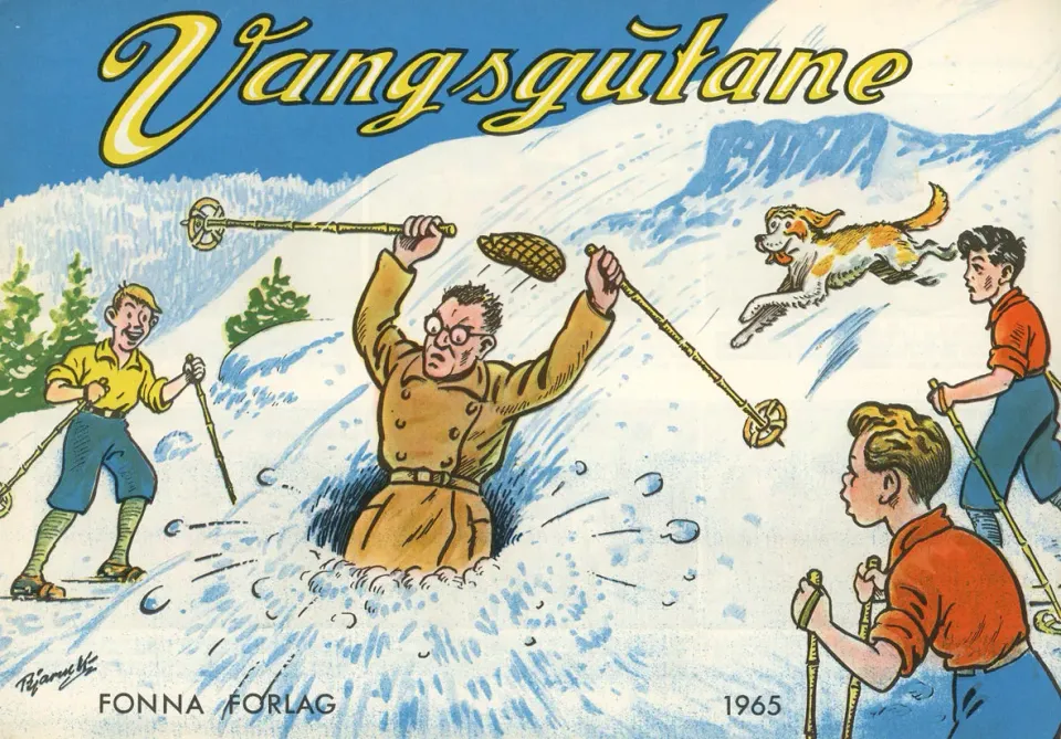 Fonna Forlag Vangsgutane 1965 hefte tegneserie