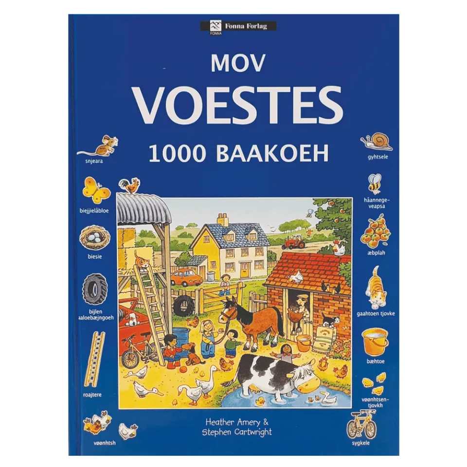 Fonna Forlag Mov voestes 1000 baakoeh barnebok sørsamisk