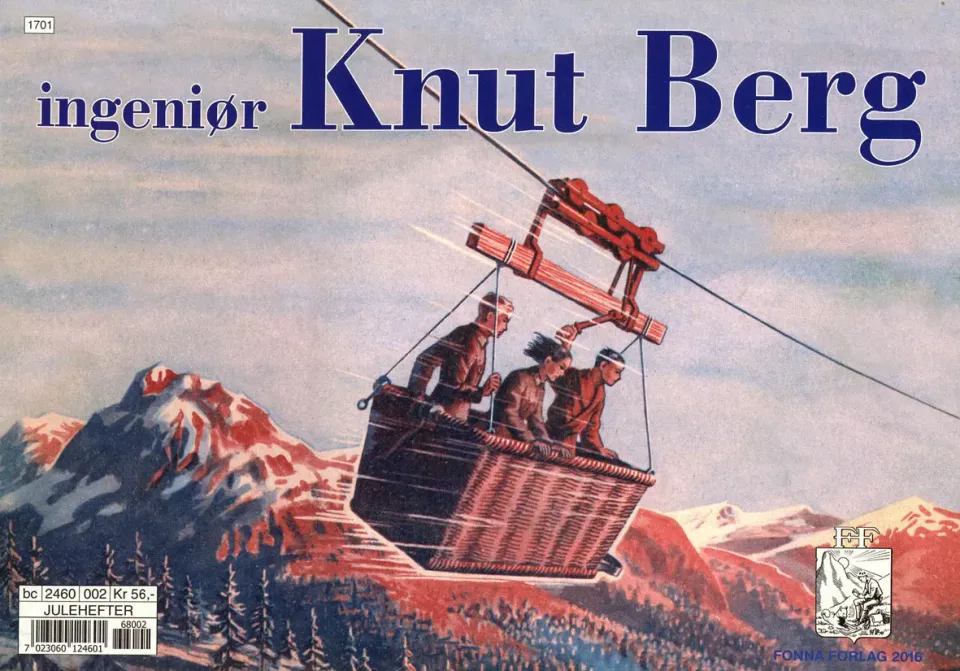 Fonna Forlag Ingeniør Knut Berg 2016 hefte tegneserie