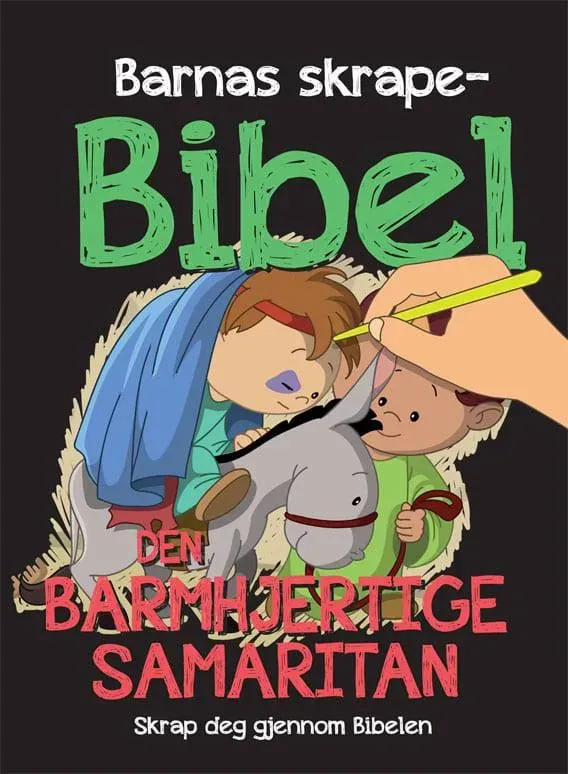 Proklamedia Barnas skrapebibel Barmhjertige samaritan 4+