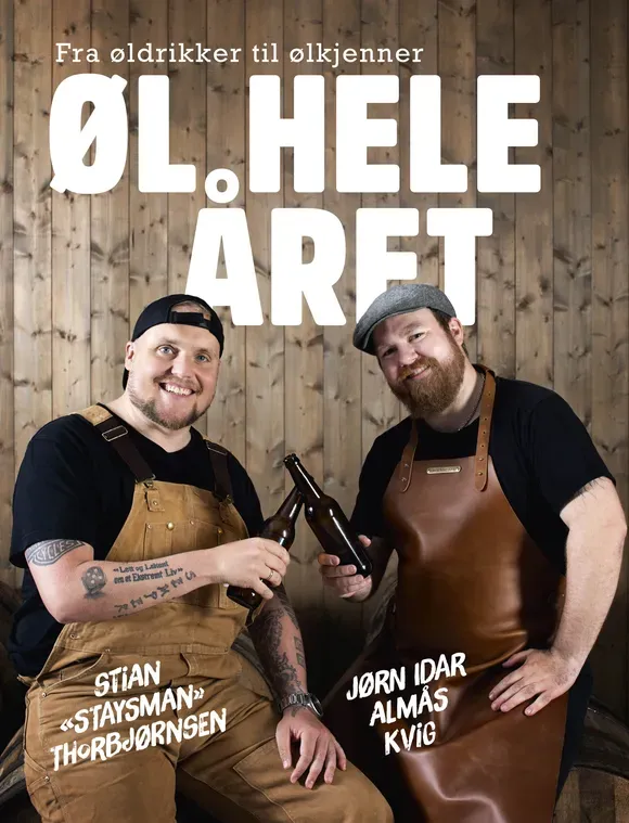 Høyt Skum Øl hele året bok signert utgave