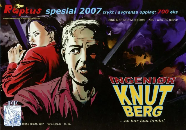 Fonna Forlag Ingeniør Knut Berg 2007 hefte Raptus spesial