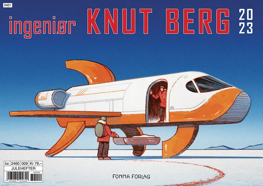 Fonna Forlag Ingeniør Knut Berg 2023 hefte tegneserie