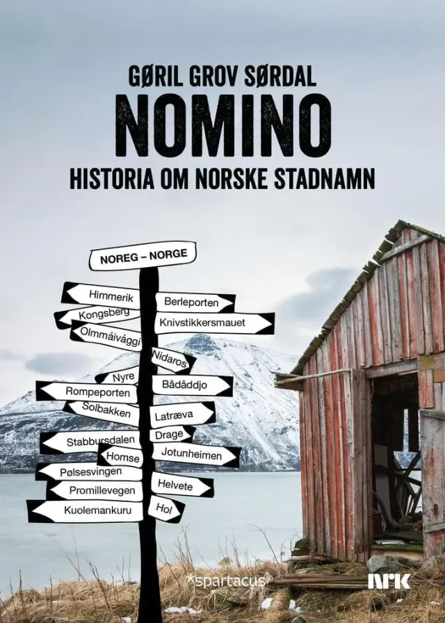 Spartacus Nomino bok stadnamn norsk historie
