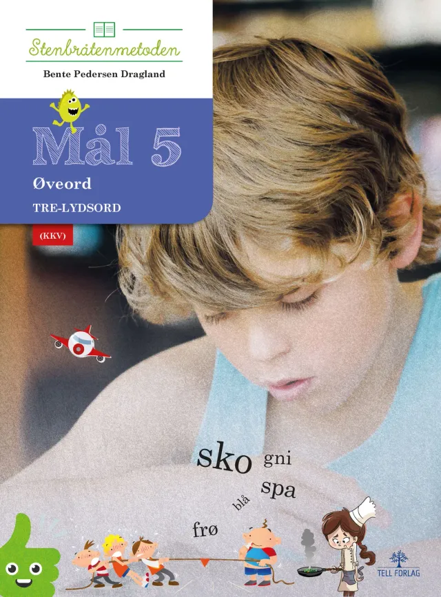 Tell Forlag Stenbråtenmetoden Øveord 5 lesehefte trinn 5