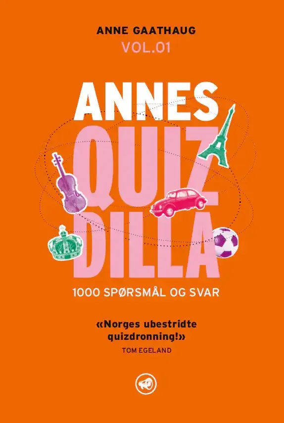 Megafon Forlag Annes Quizdilla Vol. 01 quizbok pocket