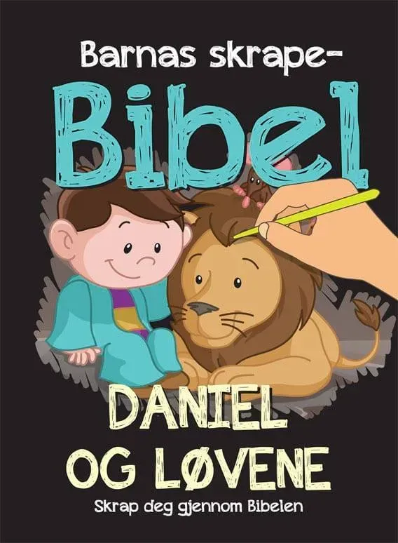 Proklamedia Barnas skrapebibel Daniel og løvene skrapebok 4+