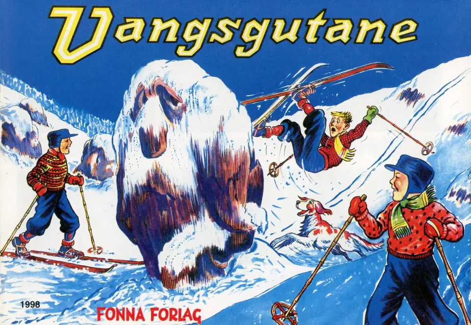 Fonna Forlag Vangsgutane 1998 hefte tegneseriehefte