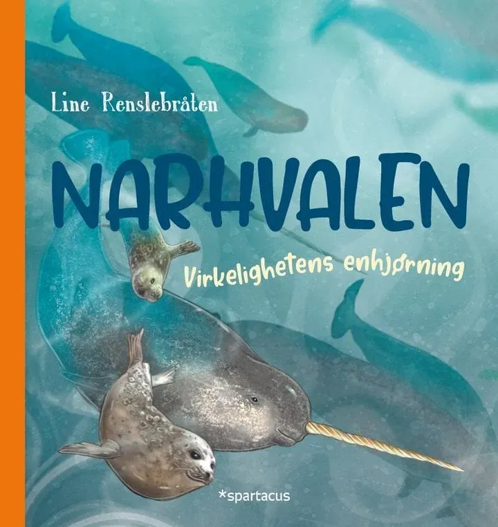 Spartacus Narhvalen bok innbundet fakta barn