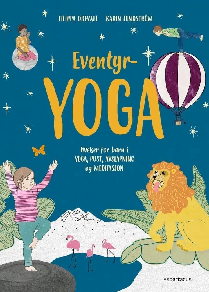 Spartacus Eventyryoga bok for barn 30 øvelser
