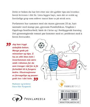Proklamedia Forstå din kvinne bok om samliv