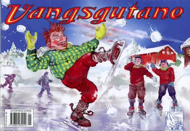 Fonna Forlag Vangsgutane 2013 hefte tegneseriehefte
