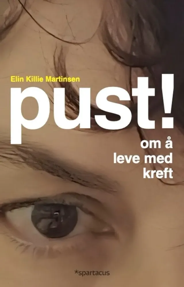 Spartacus Pust! bok på norsk om kreft