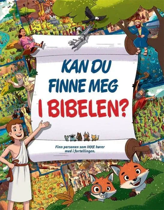 Proklamedia Kan du finne meg i Bibelen barnebok 4-10 år