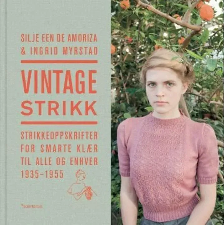 Spartacus Vintagestrikk bok heftet nynorsk strikkeoppskrifter