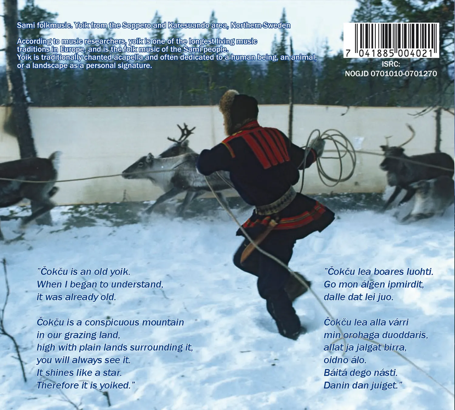 DAT Čokču Nils-Anders Påve CD joik