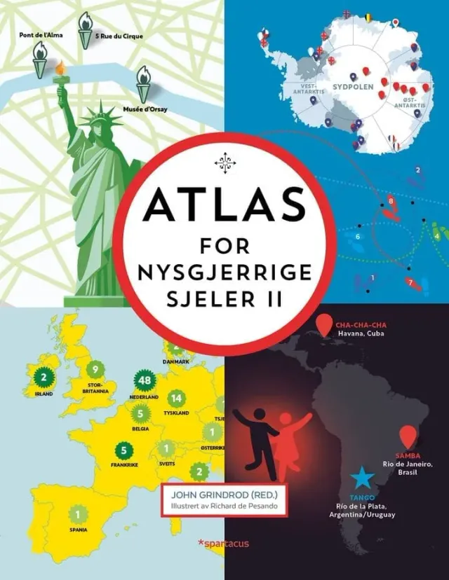 Spartacus Atlas for nysgjerrige sjeler 2 kartbok