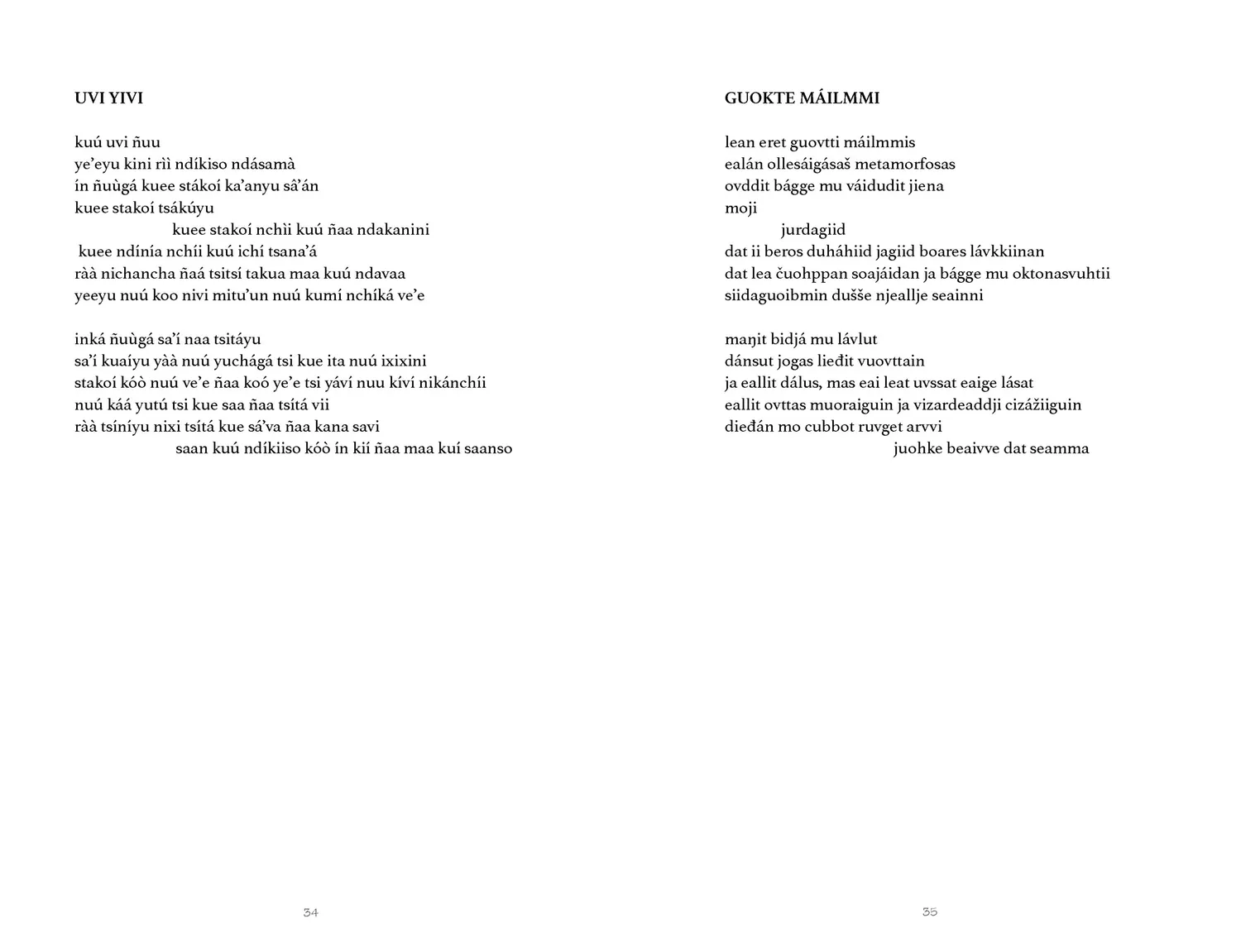 Dat Guokte máilmmi Mexico-Sápmi poesiantologi