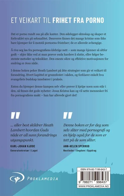 Proklamedia Endelig fri Heath Lambert bok heftet nåde