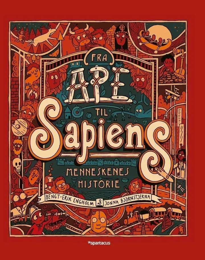 Spartacus Fra ape til sapiens barnebok