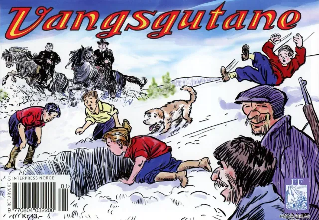 Fonna Forlag Vangsgutane 2012 hefte tegneserie