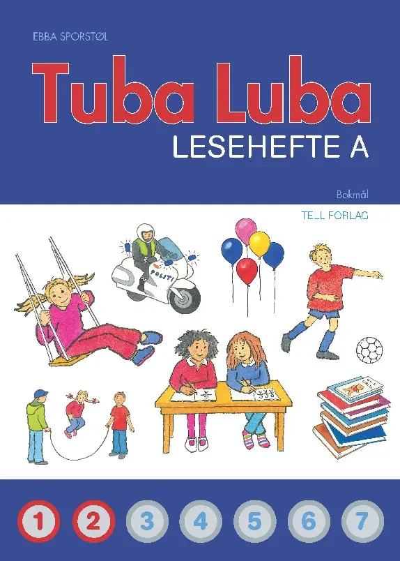 Tell Forlag Tuba Luba 1-2 lesehefte A små bokstaver
