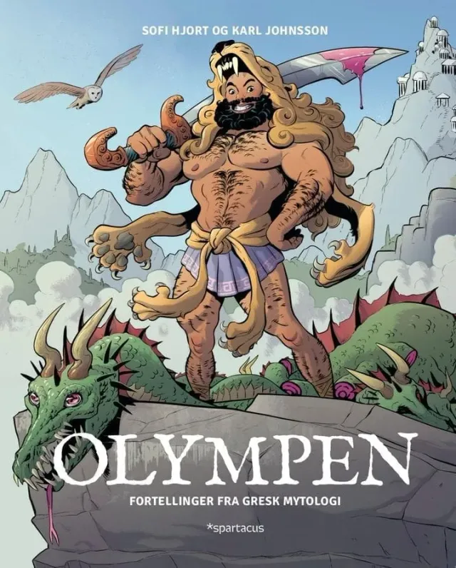 Spartacus Olympen barnebok om greske guder