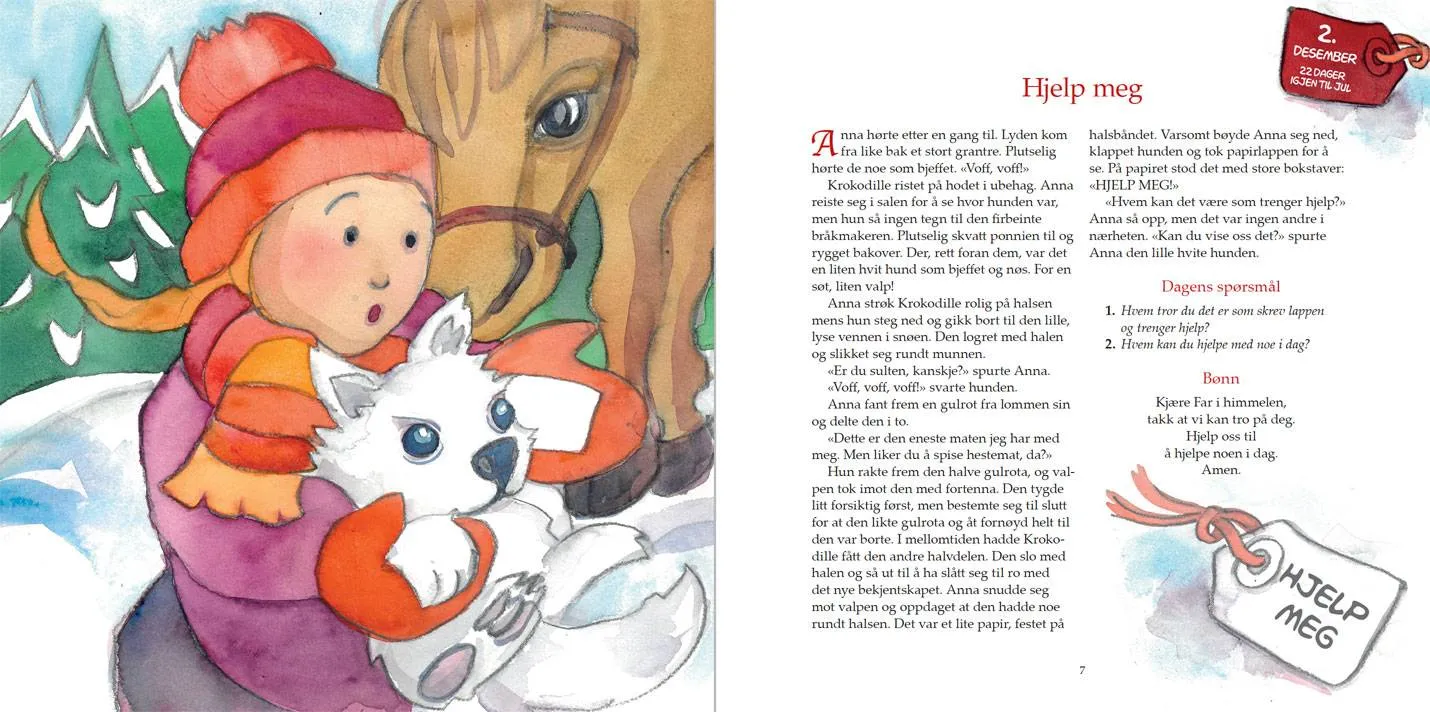 Proklamedia Anna på juletur e-bok adventsbok 24 deler