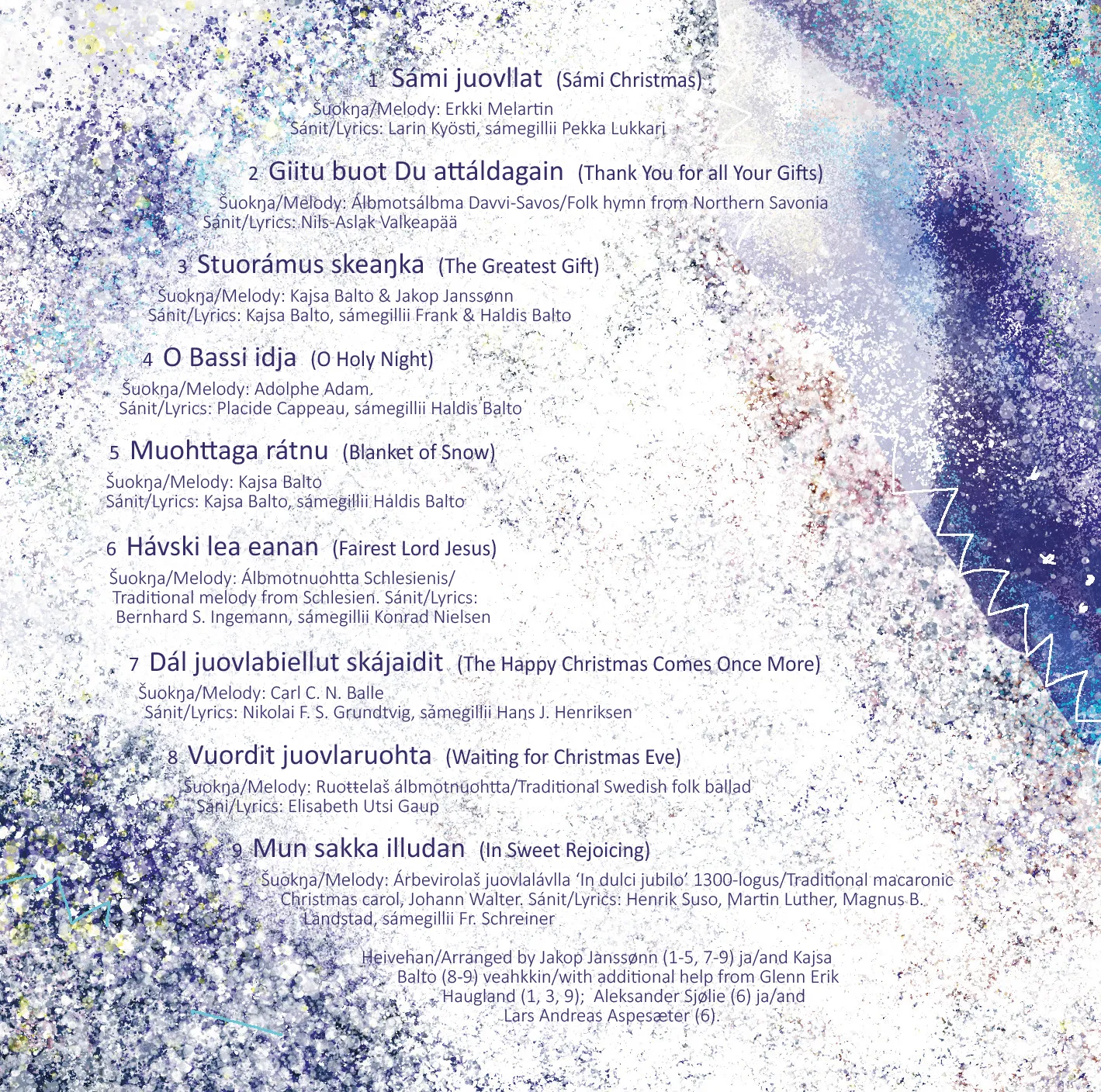 Dat Sámi juovllat Kajsa Balto jule-CD