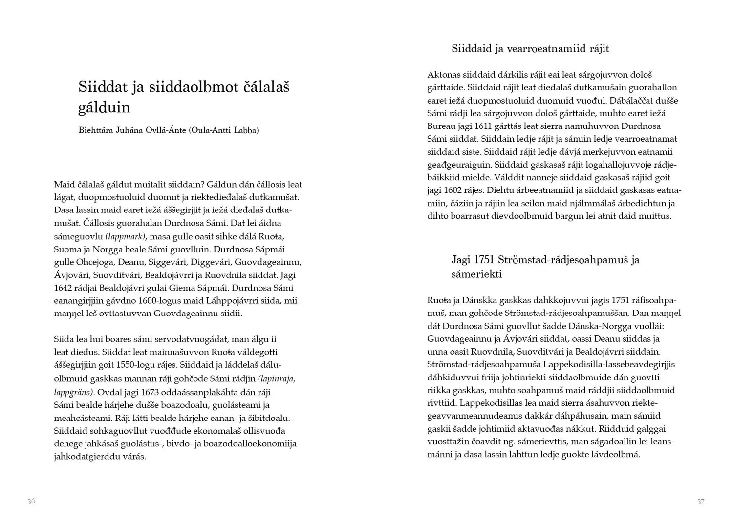 Dat Siiddaid Sápmi bok siida samfunn